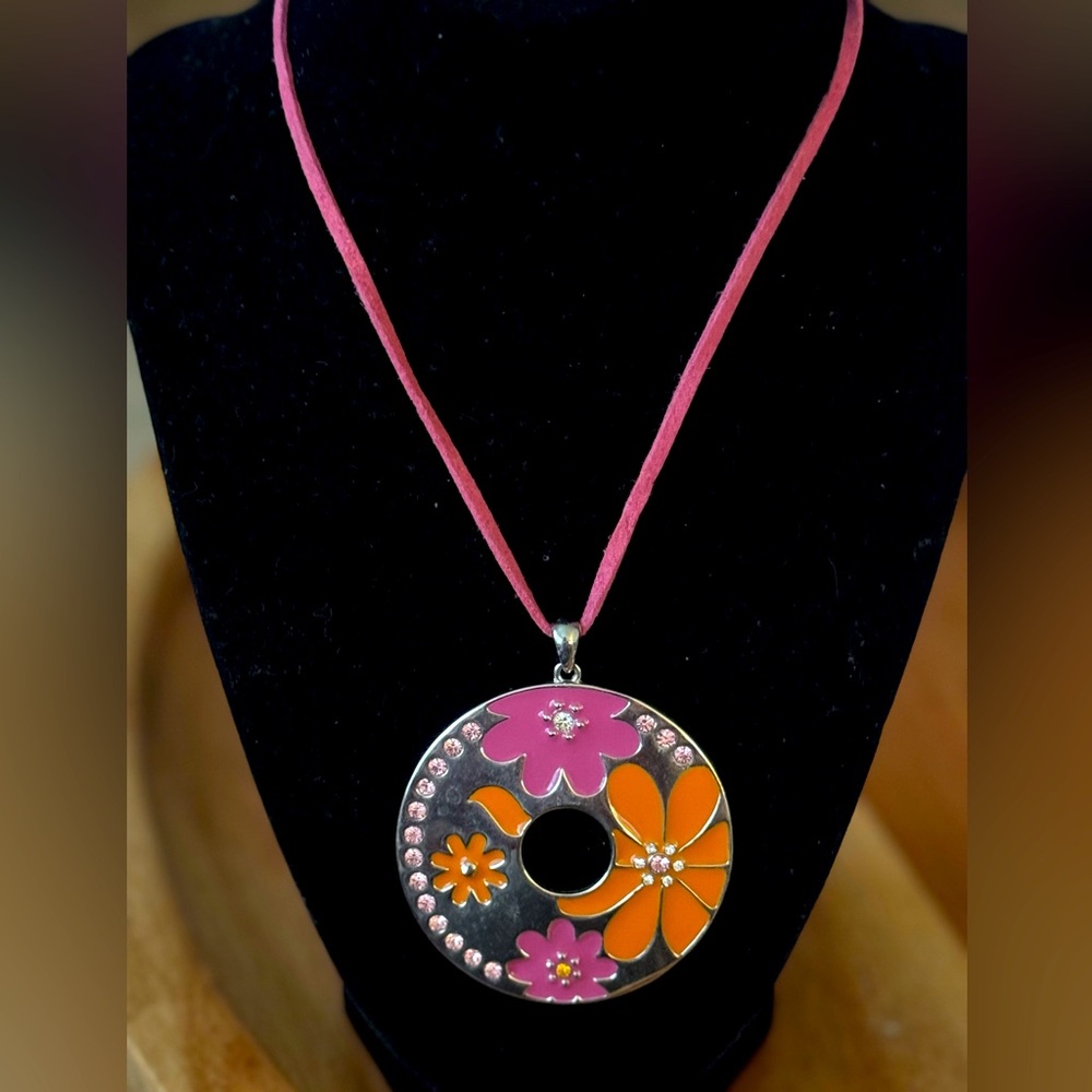Lia Sophia Flower Power Statement Necklace